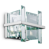 Lampada da parete Modern in Metallo Cerezo Cromo