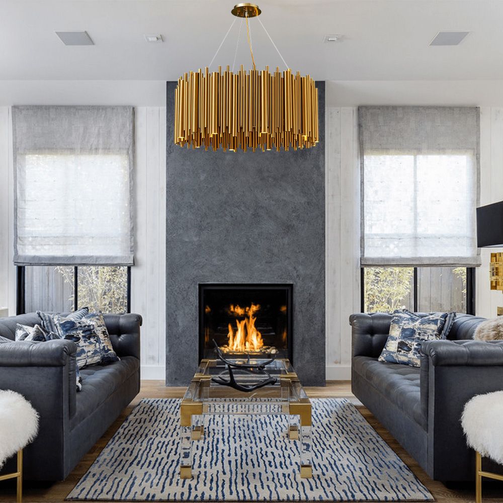 Lampada Da Soffitto Dorata APP1560-12CP