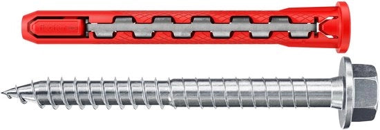 50 x Plugghester HybridPower in Nylon e Acciaio con Viti a Flangia