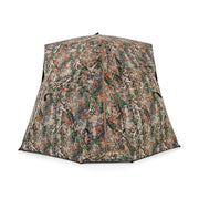 Confezione da 1 tenda da caccia portatile 249 x 211 x 175 cm visuale libera a 360° mimetica design ergonomico realizzata in tessuto Oxford 20_0013654