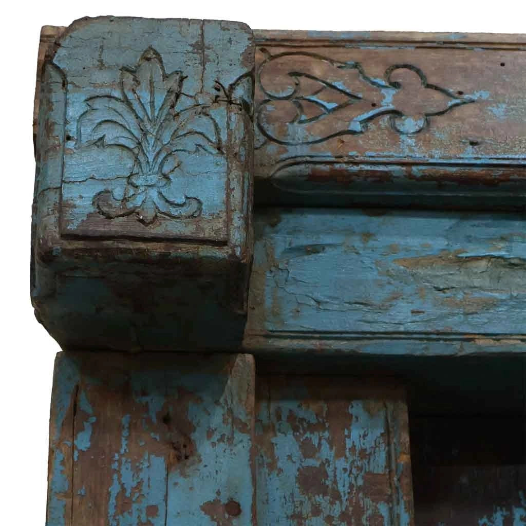 Porta in legno marrone 142x27x218h cm