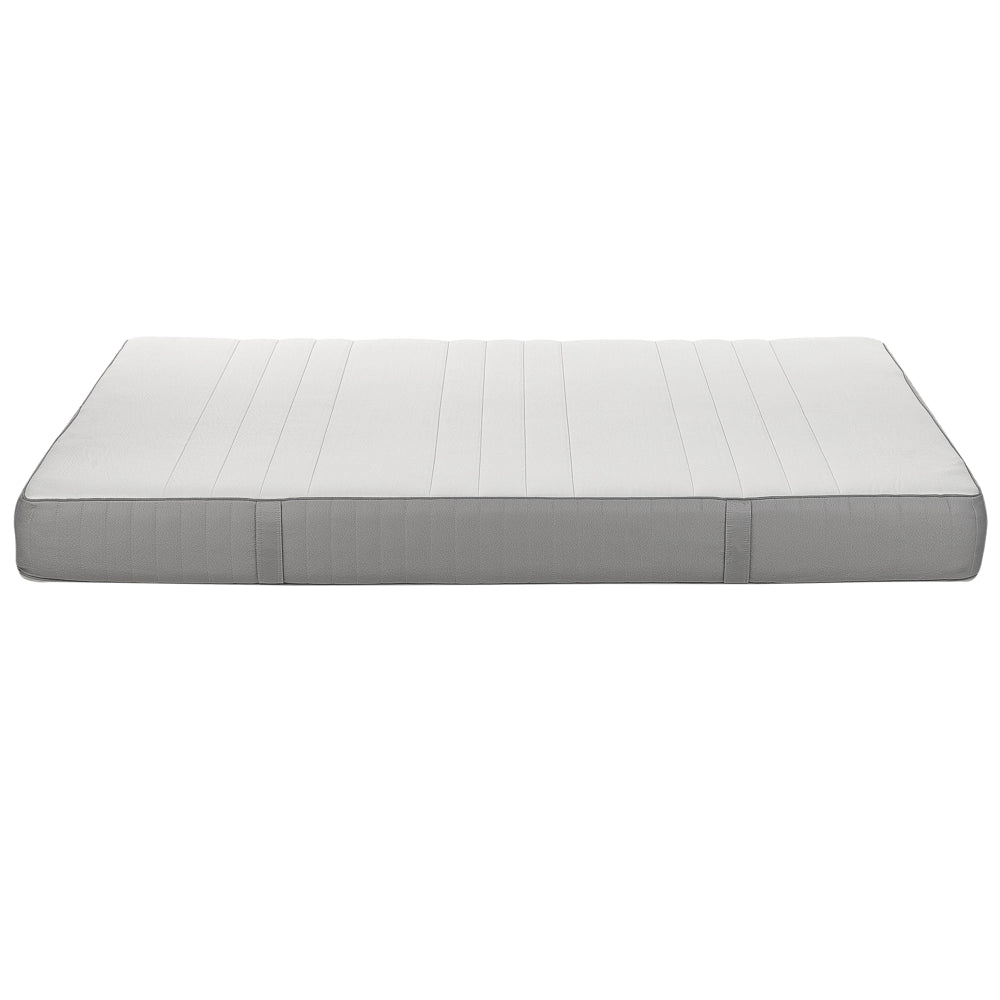 Materasso in schiuma di lattice duro e compatto sfoderabile Imbottitura 160 x 200 cm bianco camera da letto