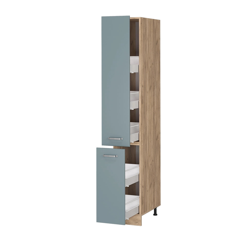 Vicco Armadio da farmacia Grigio-blu 30 cm