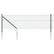 Palo della recinzione | Pannello per recinzione Verde 25 x 0,4 m (rete 40 x 40 mm)