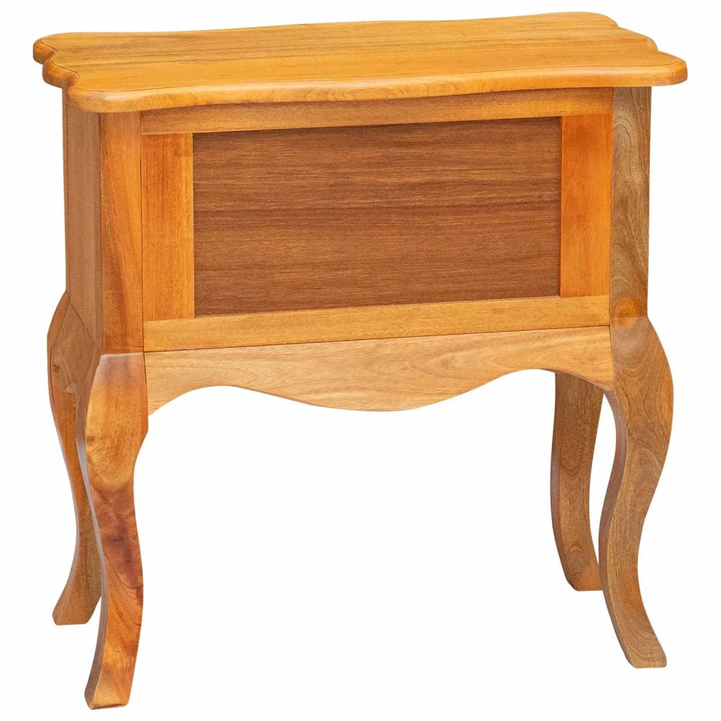 Tavolo laterale con cassetto Naturale 60,5 x 30 x 61 cm