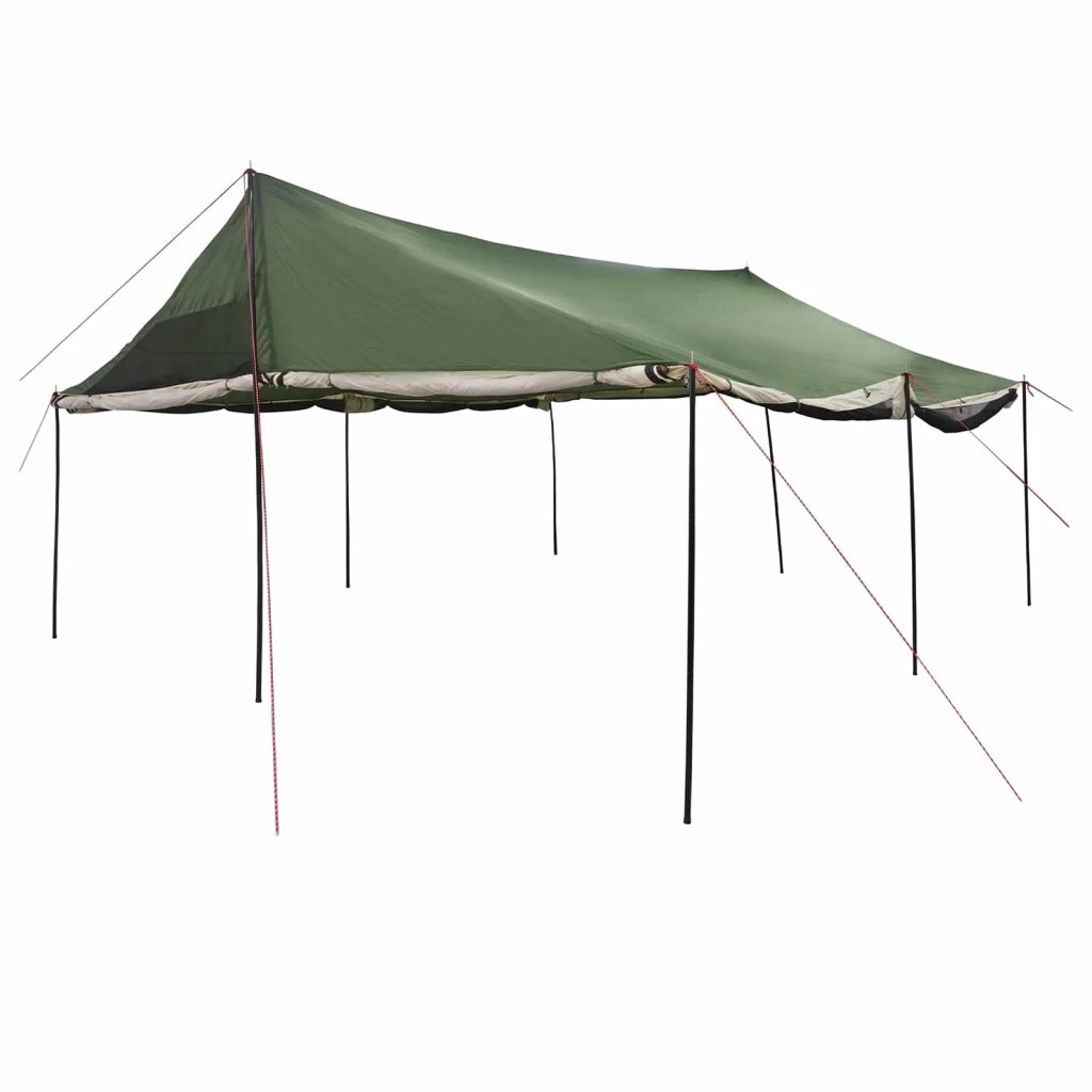 Tenda Familiare Verde 600 x 400 x 268 cm Poliestere e Acciaio 42028603