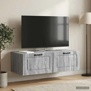 Mobile Porta TV da Muro Grigio Sonoma 98 x 41 x 30 cm 899381