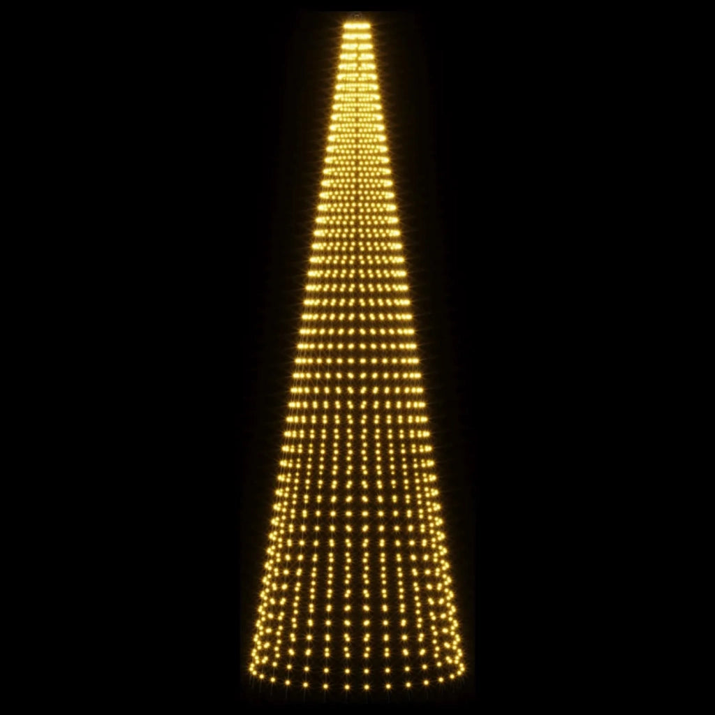 Luci per albero di Natale con picchetti e asta per bandiera 3468871