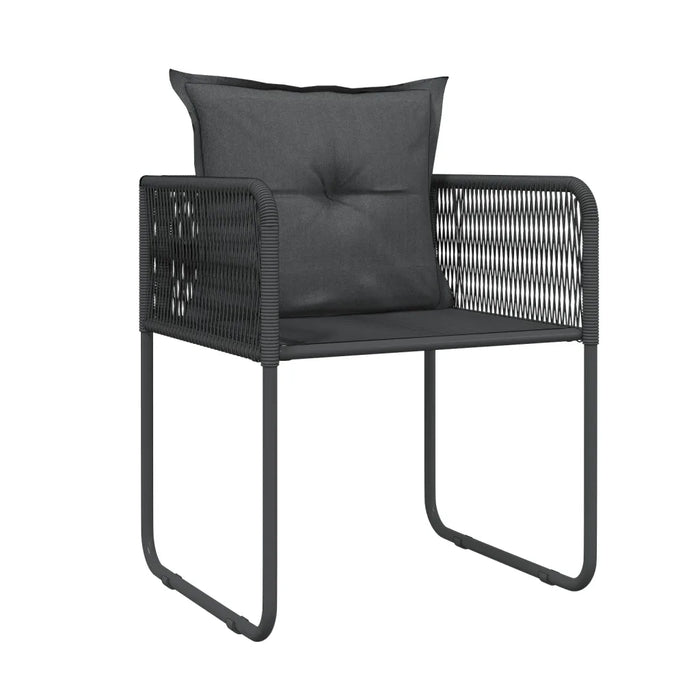 Set da Pranzo da Giardino 7 pz Nero cod mxl 42798