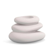 Vaso Bianco in resina 75x62 mod. Eden Pot