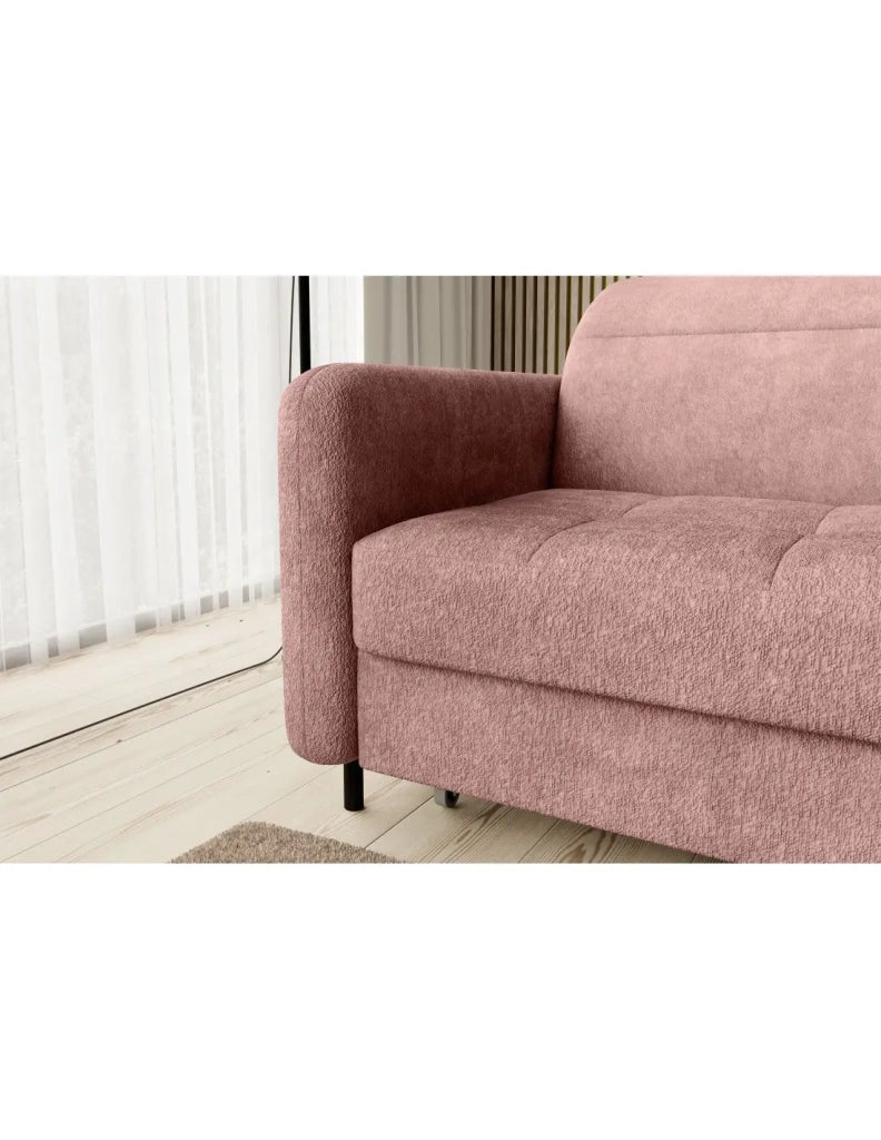 Divano ad angolo collezione GOUMSI colore Rosa cipria