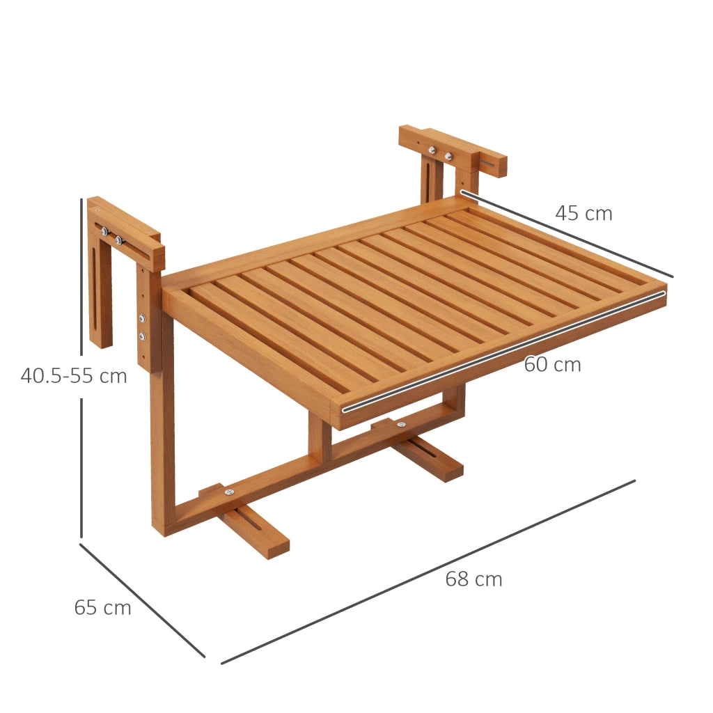 Tavolino da Caff¨¨ Pieghevole Regolabile in Legno ¨C zephmum ¨C Teak 50x50x50