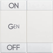 Copritasto LivingLight 2 funzioni con serigrafia ON OFF GEN N4911M2AFN
