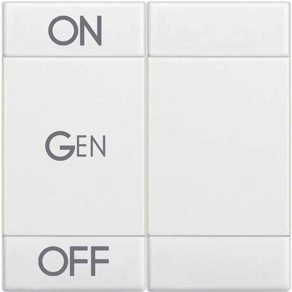 Copritasto LivingLight 2 funzioni con serigrafia ON OFF GEN N4911M2AFN