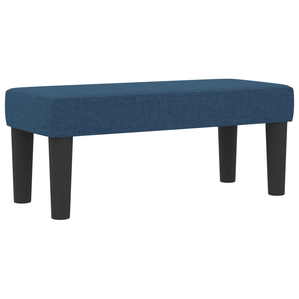 Letto con rete a molle e materasso blu 90x190 cm
