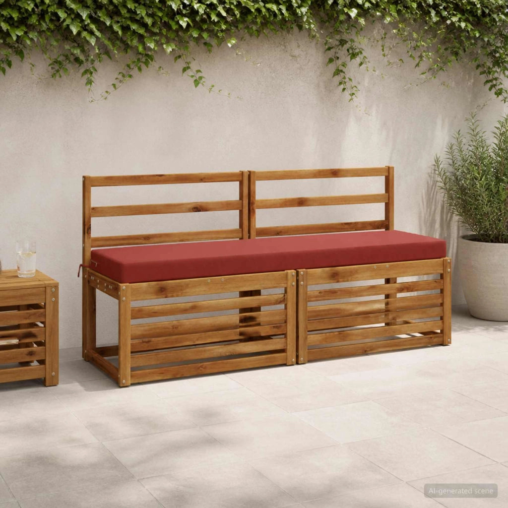Cuscino per panchina SOEST 100% Poliestere Rosso 949908