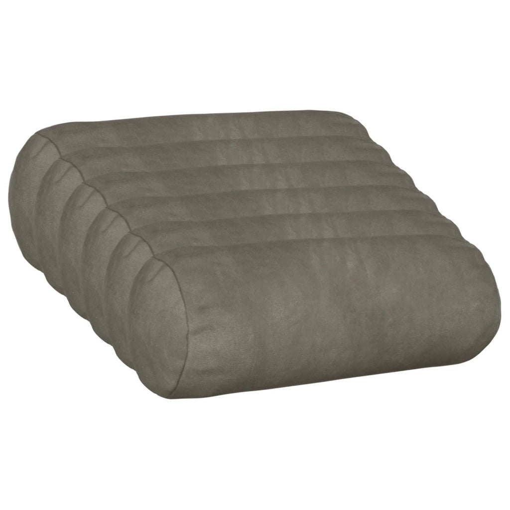 Cuscino con cuscino HEERLEN 6 pz Grigio Chiaro Velluto 929988