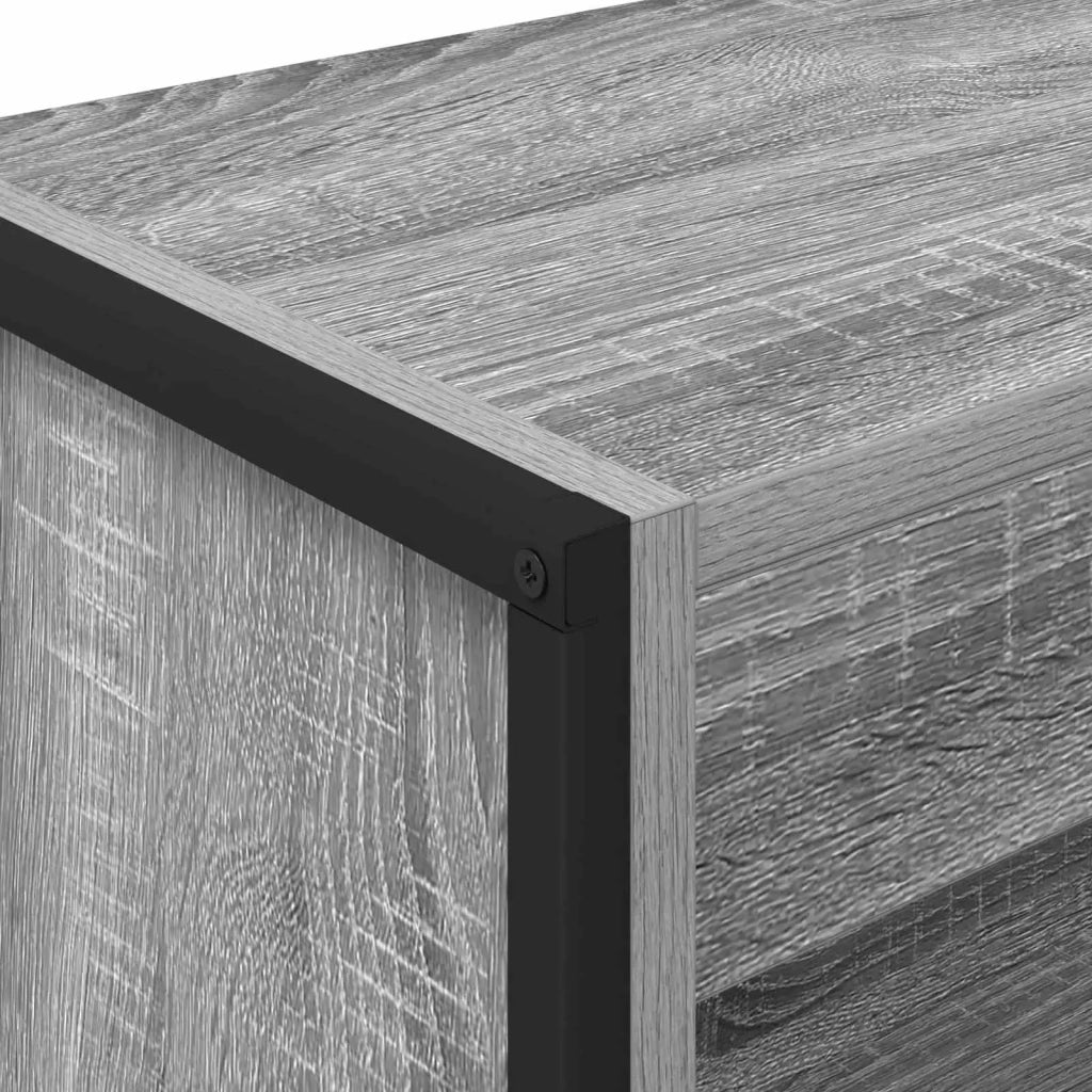 Armadio per Libri Grigio Sonoma 60 x 30 x 155 cm