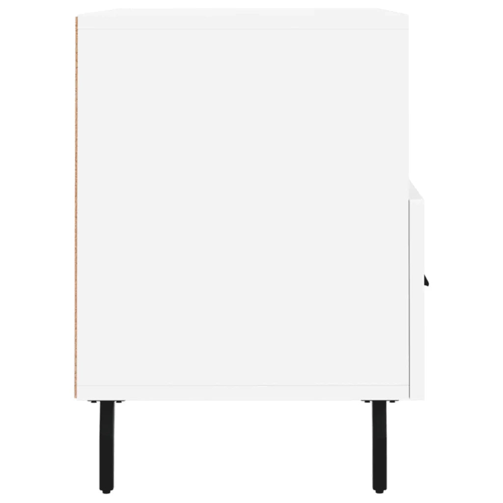 Mobile Porta TV-Mobile per TV-Credenza TV Bianco 80x36x50 cm in Legno Multistrato 693476