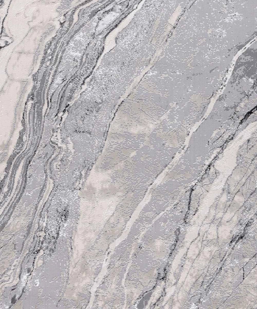 Tappeto NEVADA 9224 grigio cm.200x290 design moderno effetto marmo