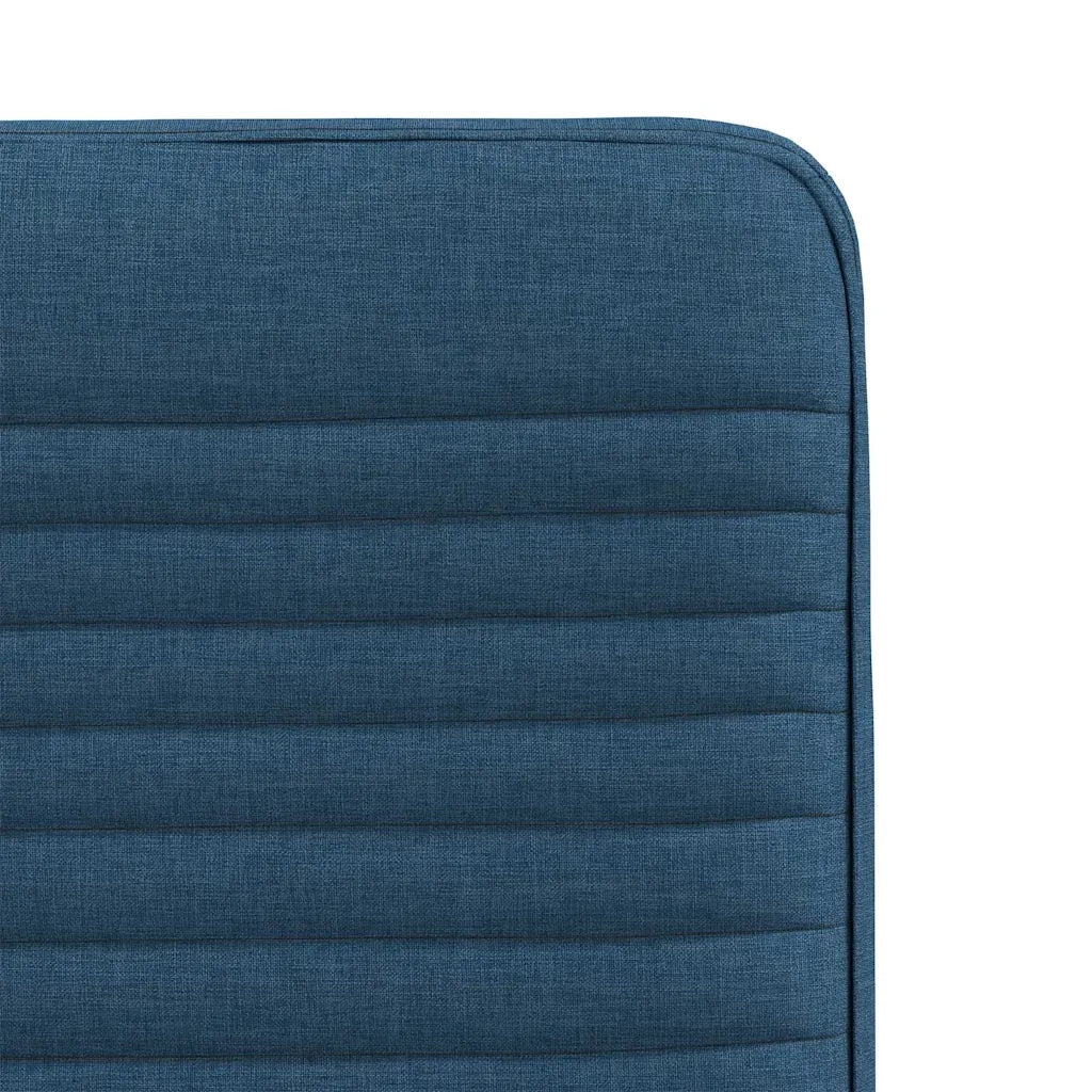 Sedie da Pranzo 6 pz Blu in Tessuto 3315522