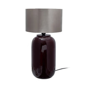 Lampada da tavolo Art Deco 725 bordeaux e argento