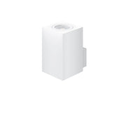 Zio Applique LED da Parete per Interni con Attacco GU10 38 Gradi Bianco Opaco, Design Quadrato Moderno ed Elegante, Installazione Semplice ed Efficace