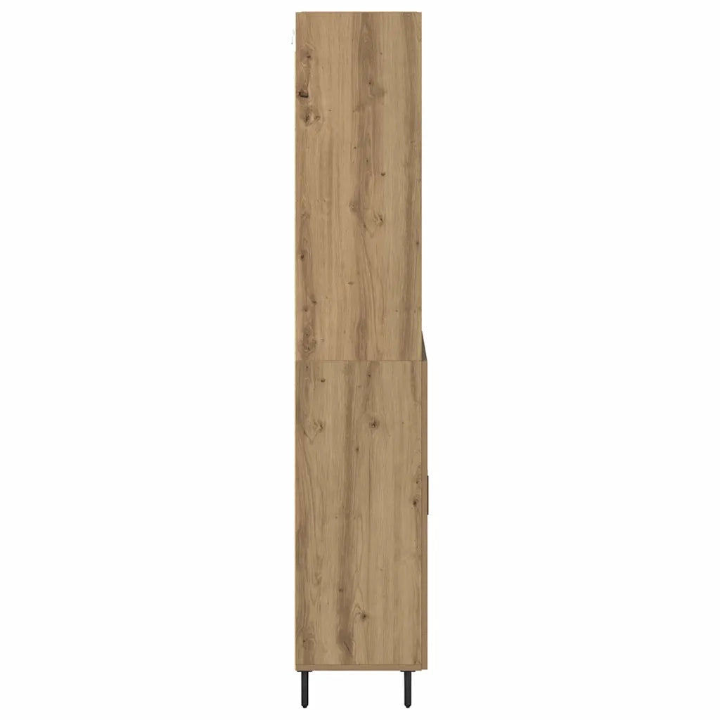 Credenza-Buffet-Armadio da cucina Rovere artigianale 69,5 x 34 x 180 cm 253267