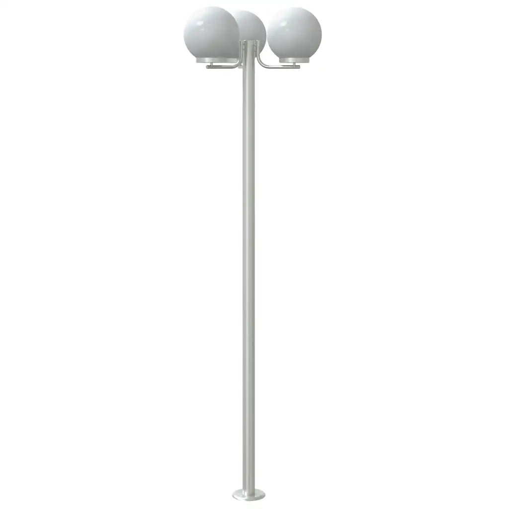 Lampade da Terra per Esterni 2 pz Argento 215cm in Acciaio Inox CFW6132140