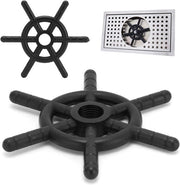 Macchina per lavare bicchieri automatica per bar e ristorante con getto d'acqua caldo in design nero.