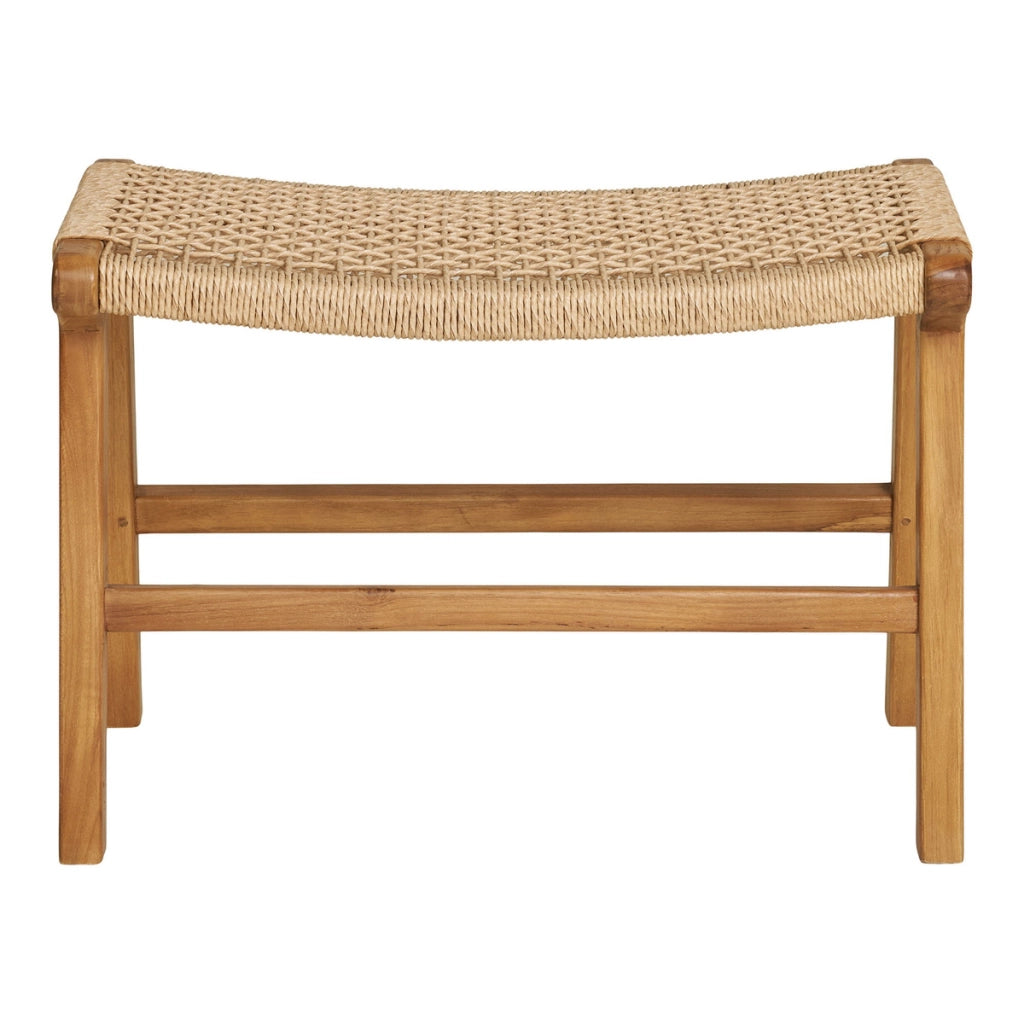 Poggiapiedi Derby in Teak Naturale — 60×40×42 cm