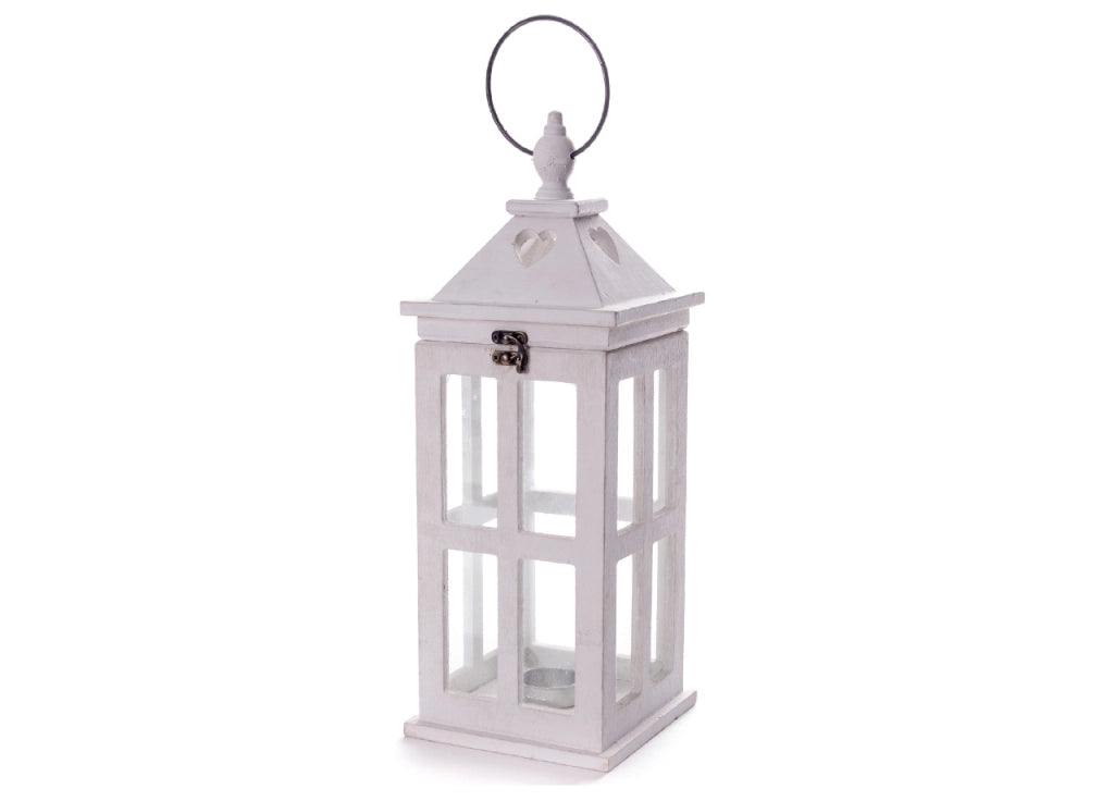 Lanterna Decorativa In Legno Per Fiori Portacandele Centrotavola Cork 30cm