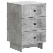 Armadio da Notte con cassetto Grigio Cemento 43 x 41 x 66,5 cm 893868