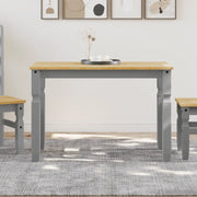 Tavolo da Pranzo Corona 112x60x75 cm in Legno Massello di Pino