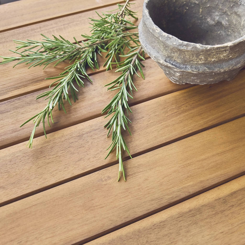 Salotto da giardino con corde verticali, 4 posti, marrone naturale