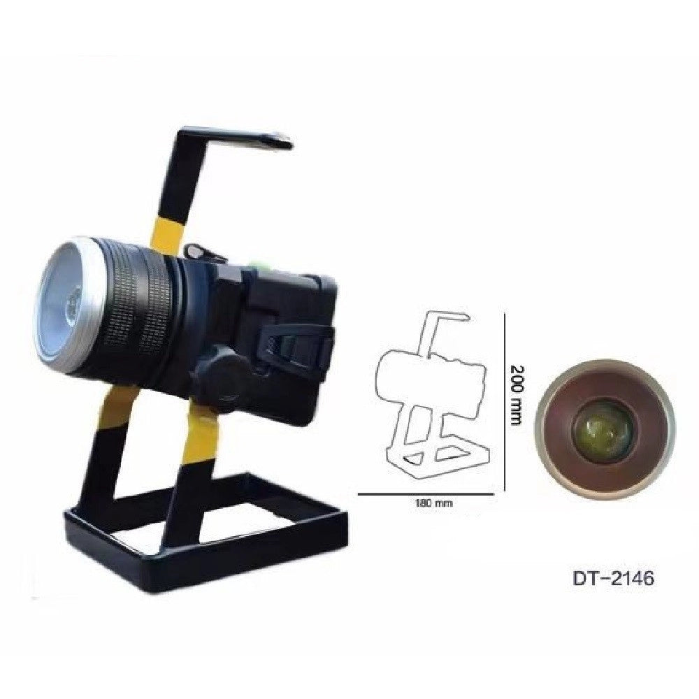 Trade Shop - Faro Da Lavoro Led Ricaricabile Faretto Lampada Portatile 102w Campeggio Dt-2416 -