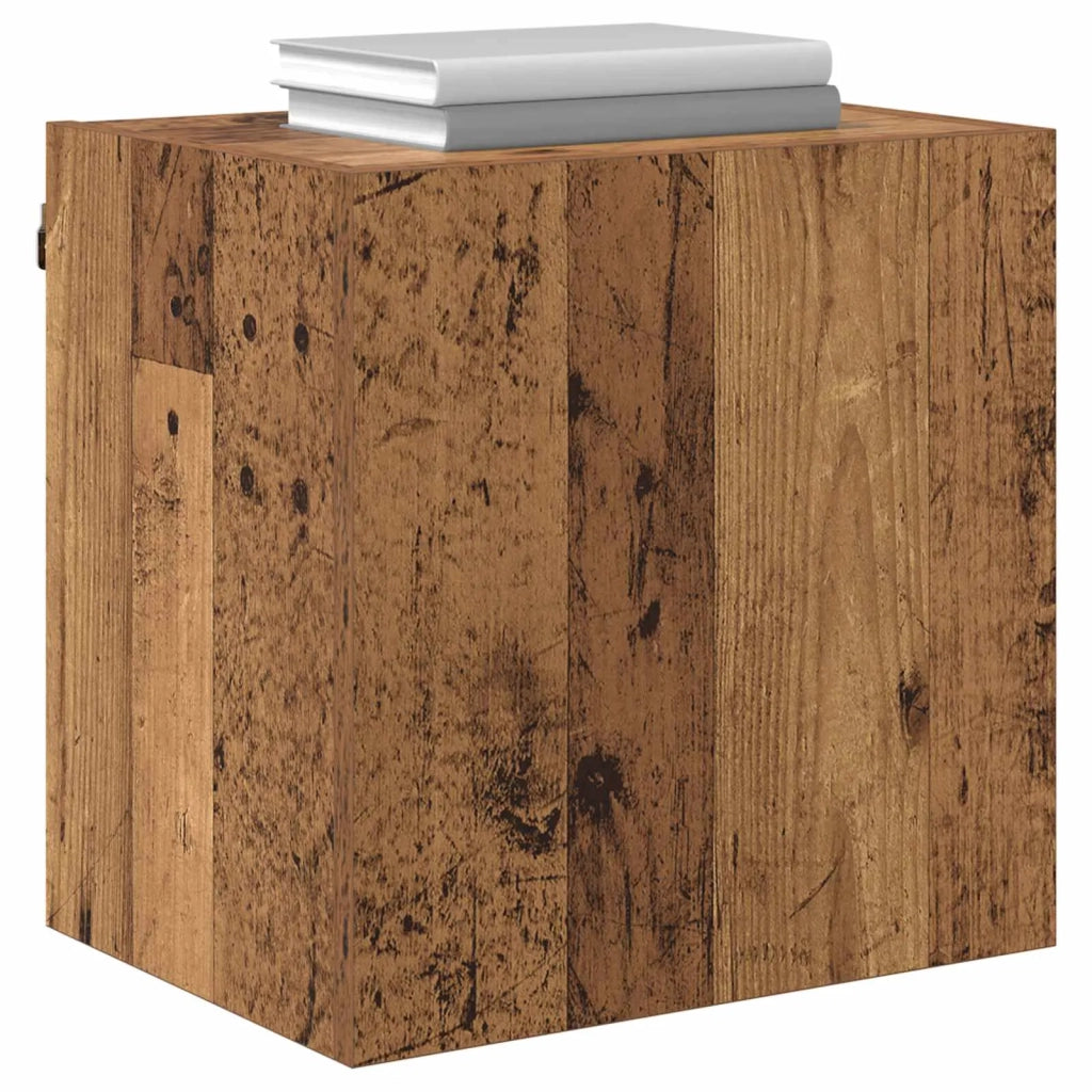 Mobile TV da parete Legno vecchio 40,5x30x40cm 882934