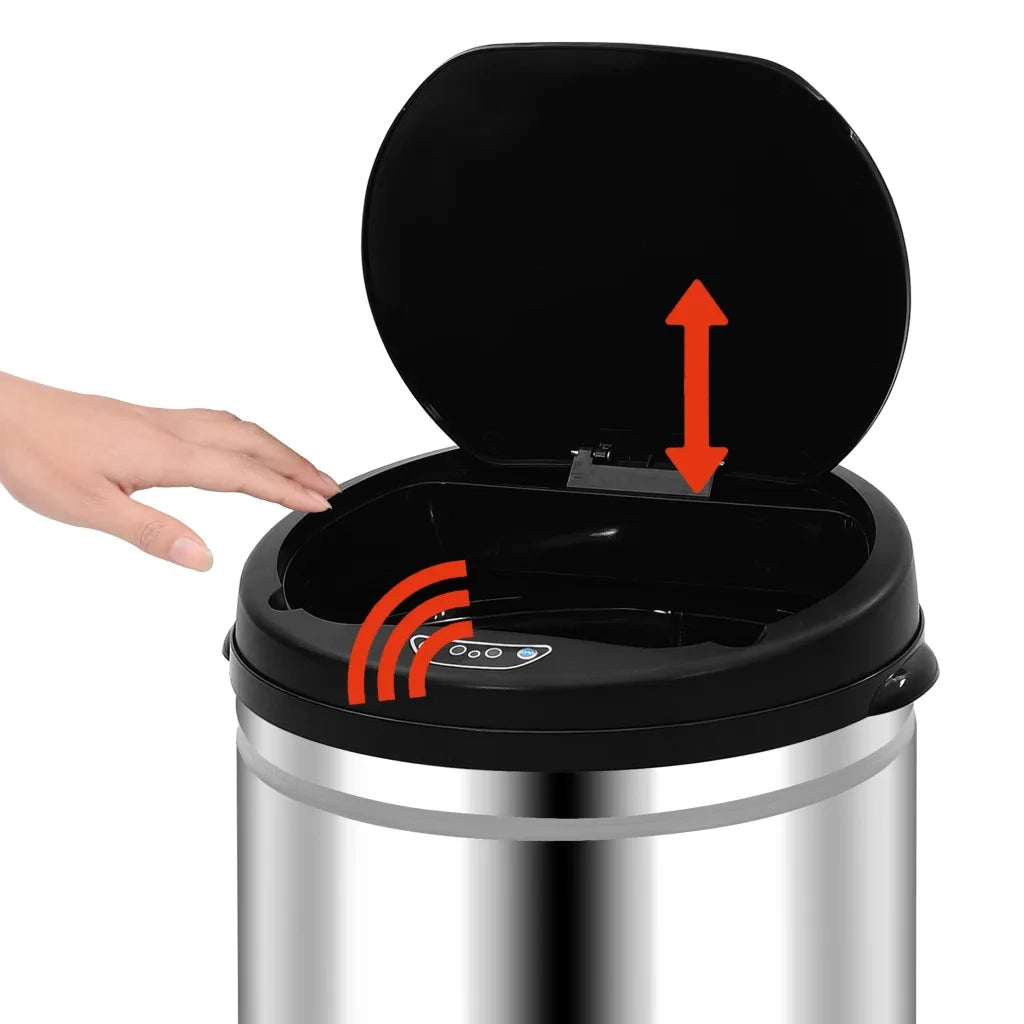 Pattumiera Automatica con Sensore 30 L in Acciaio Inossidabile CFW4418148