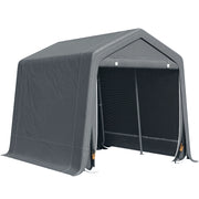 Capanno da giardino ¨C zephmum ¨C grigio 240x240x280 cm