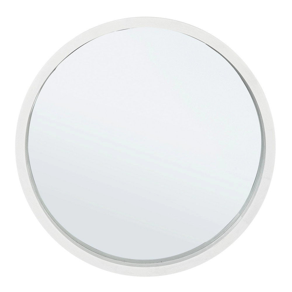 Specchio Rotondo Bianco Moderno da Parete 52 cm - YOUNG