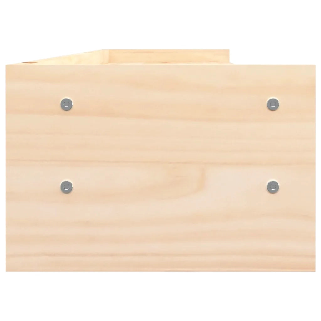 Supporto per Monitor 100x24x16 cm in Legno Massello di Pino 813989