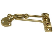 FERMAPORTE CON GANCIO IN OTTONE LUCIDO- - mm.130x60h. - 3 pezzi