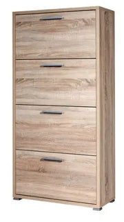 Scarpiera 4 ante a ribalta75,3 cm X 151,8 cm in rovere somona