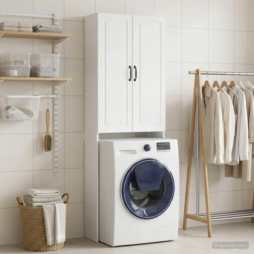 Mobile Bagno UTRECHT Bianco 66 x 25,5 x 190 cm 897795