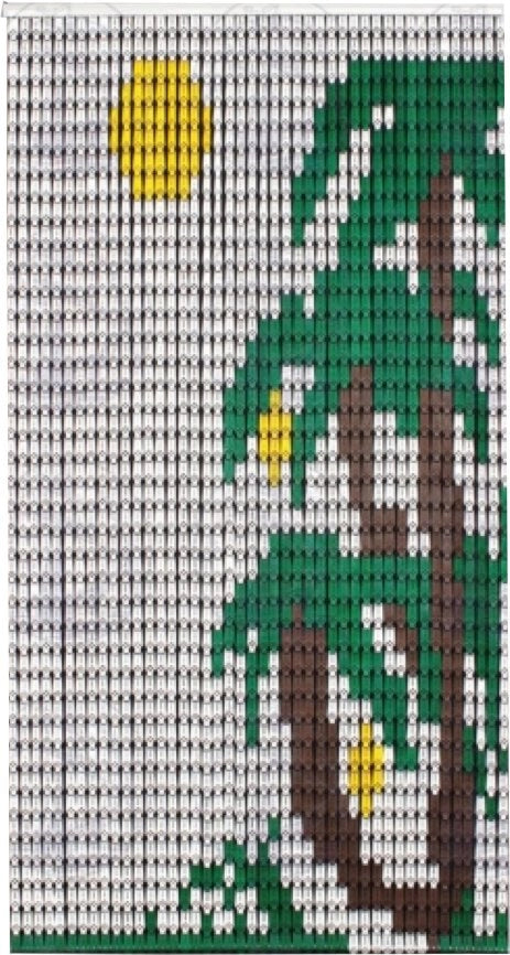 TENDA ANTIMOSCHE A PIASTRINE DIS.'8006' 120x230 cm