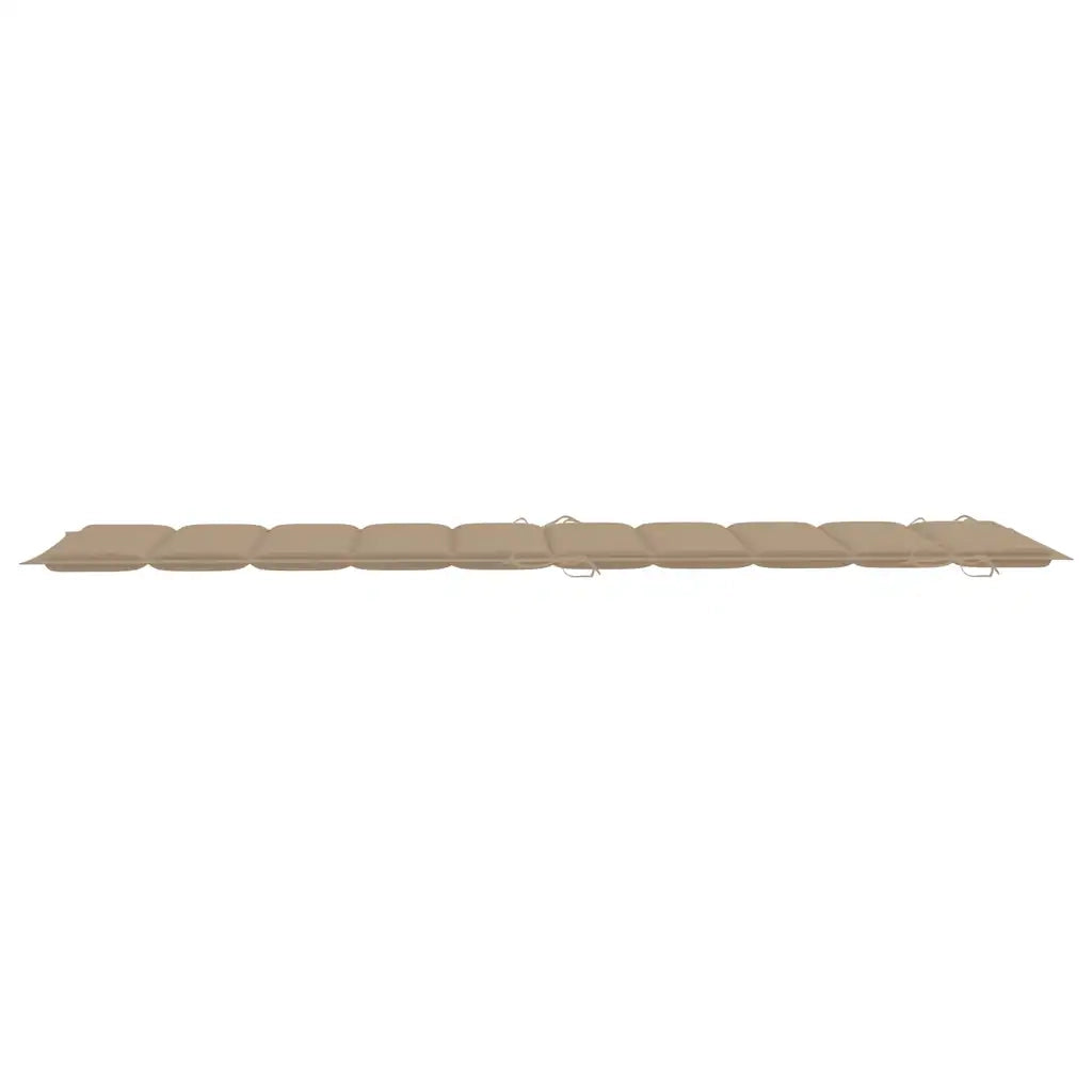 Lettini Prendisole 2 pz | Sdraio da giardino | Lettino da sole con Tavolo e Cuscini in Legno d'Acacia