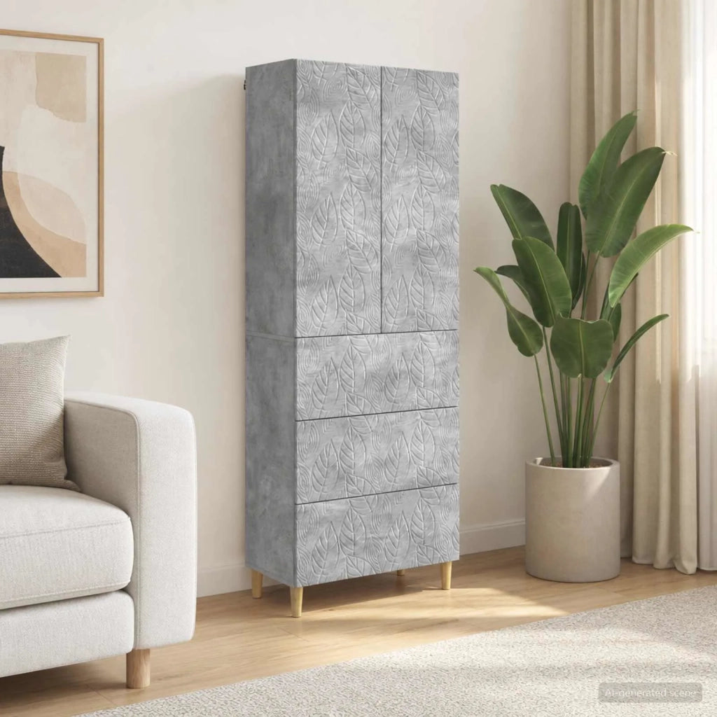 Set di armadi 2 pcs Grigio Cemento 66 x 34,5 x 90 cm 3416721