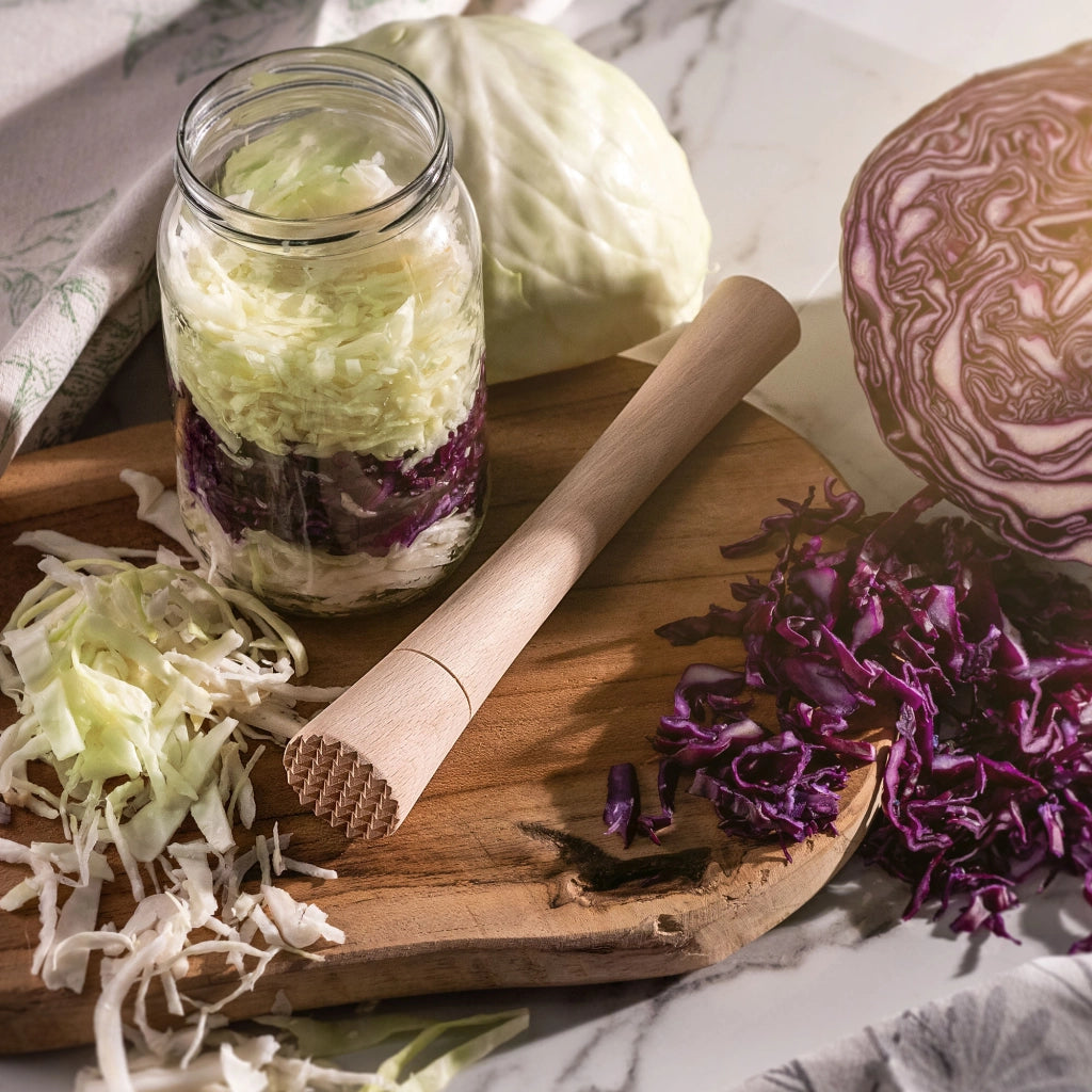 KADAX Fermentazione in legno Cavolo sottaceto Pestello Pestello per verdure