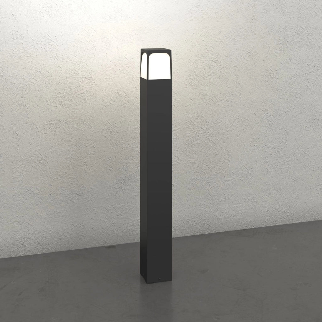 YORK PALO 80CM 1 LUCE ATTACCO E27 GRIGIO ANTRACITE IP54