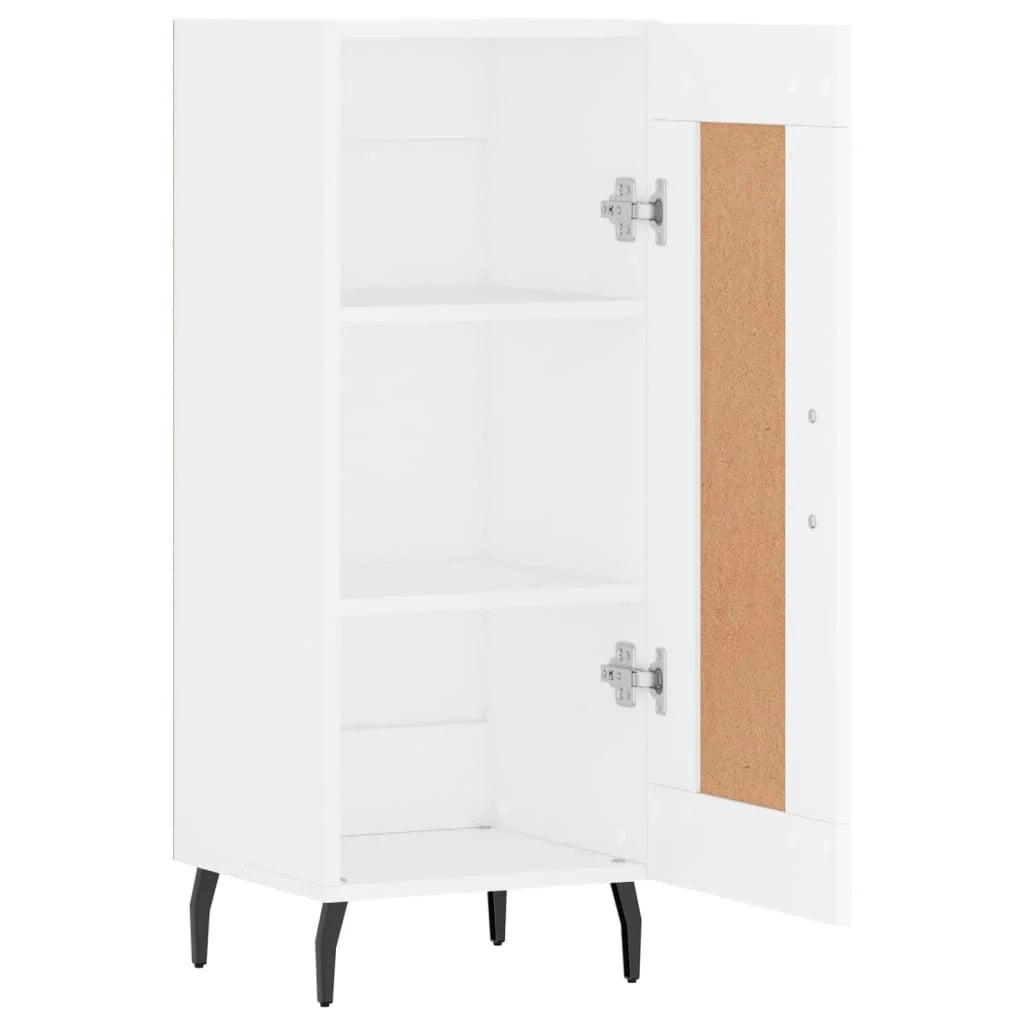 Buffet credenza cassettiera mobiletto mobile contenitore organizer per cucina soggiorno salotto 34,5 x 34 x 90 cm legno ingegnerizzato bianco 02_0030242